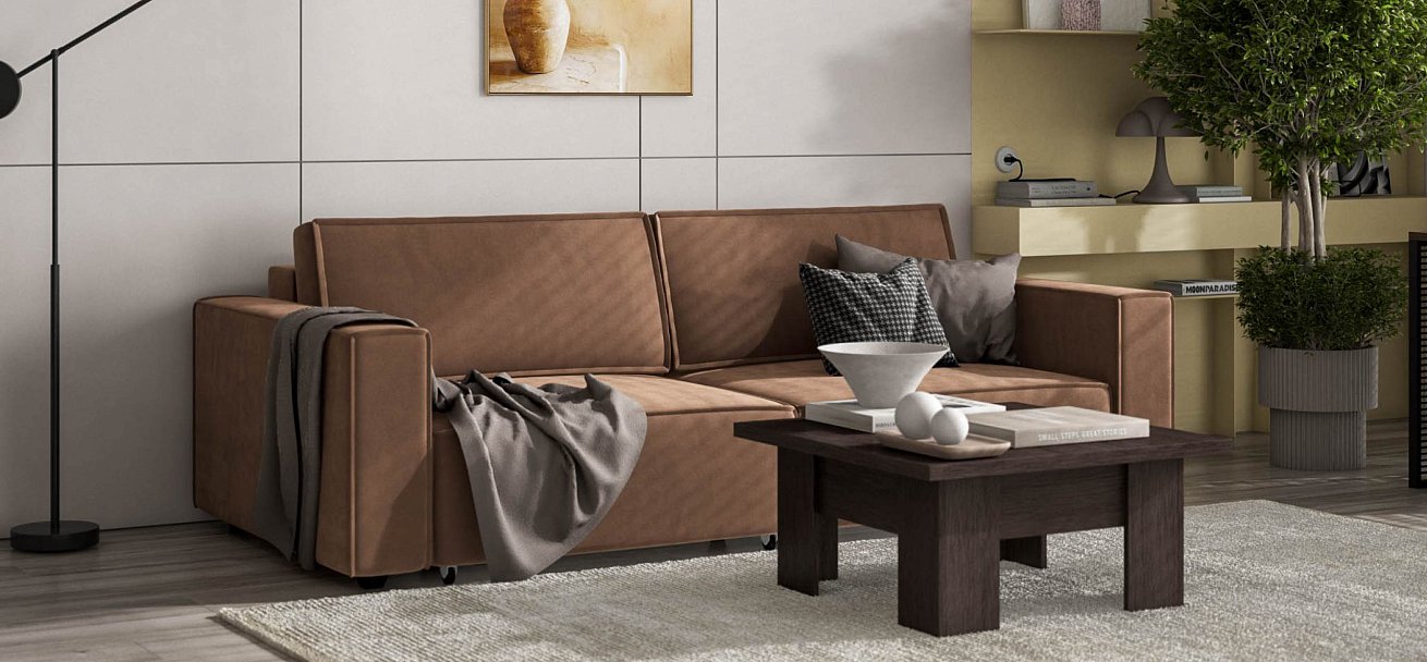 Лофт диван Велюр Монолит мокко — купить в Озерце