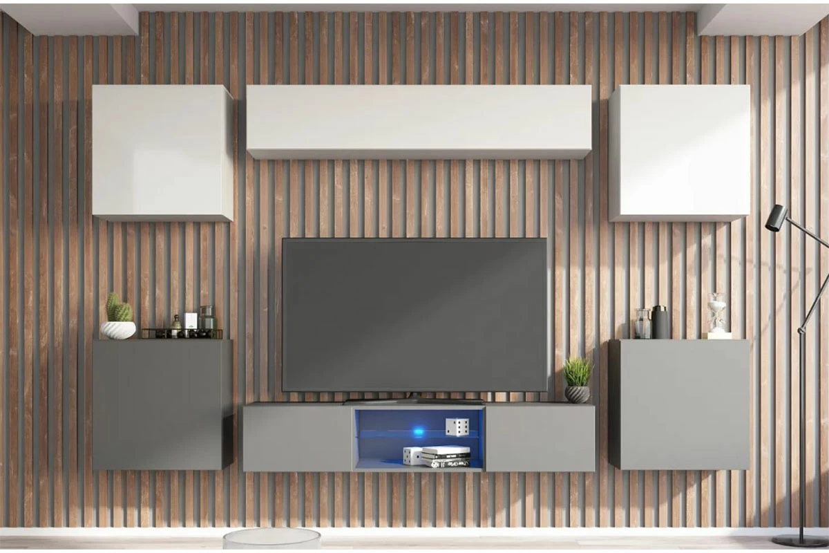 Шкаф навесной Point Тип-60 Серый Графит (71774934) в мебель-центре Озерцо