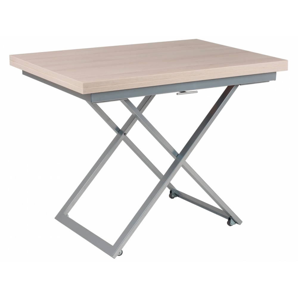 Стол трансформер журнально-обеденный Levmar Compact (Левмар Компакт) шамони светлый - купить в Озерце