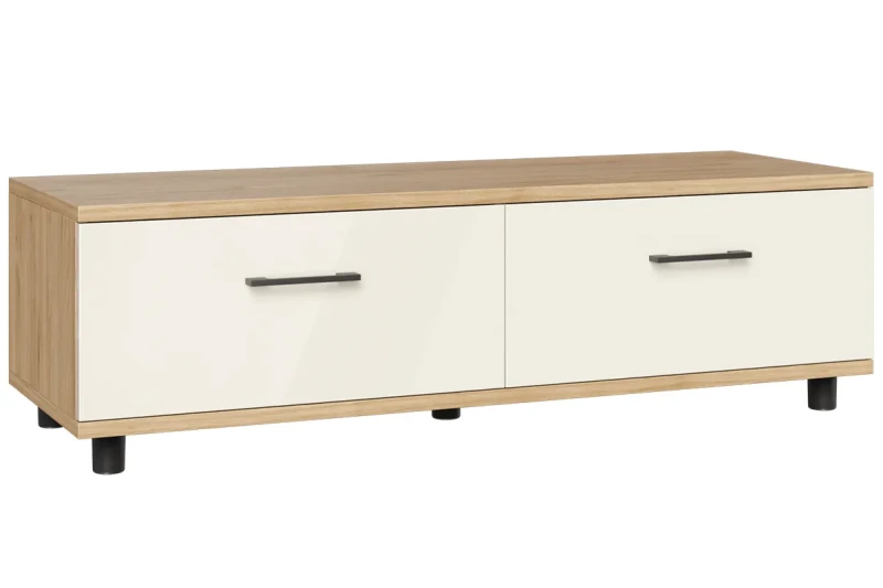 Тумба ТБ-5073-ГС-КГ (Гикори Джексон Светлый/Кашемир Глянцевый) — Мебель-центр Озерцо