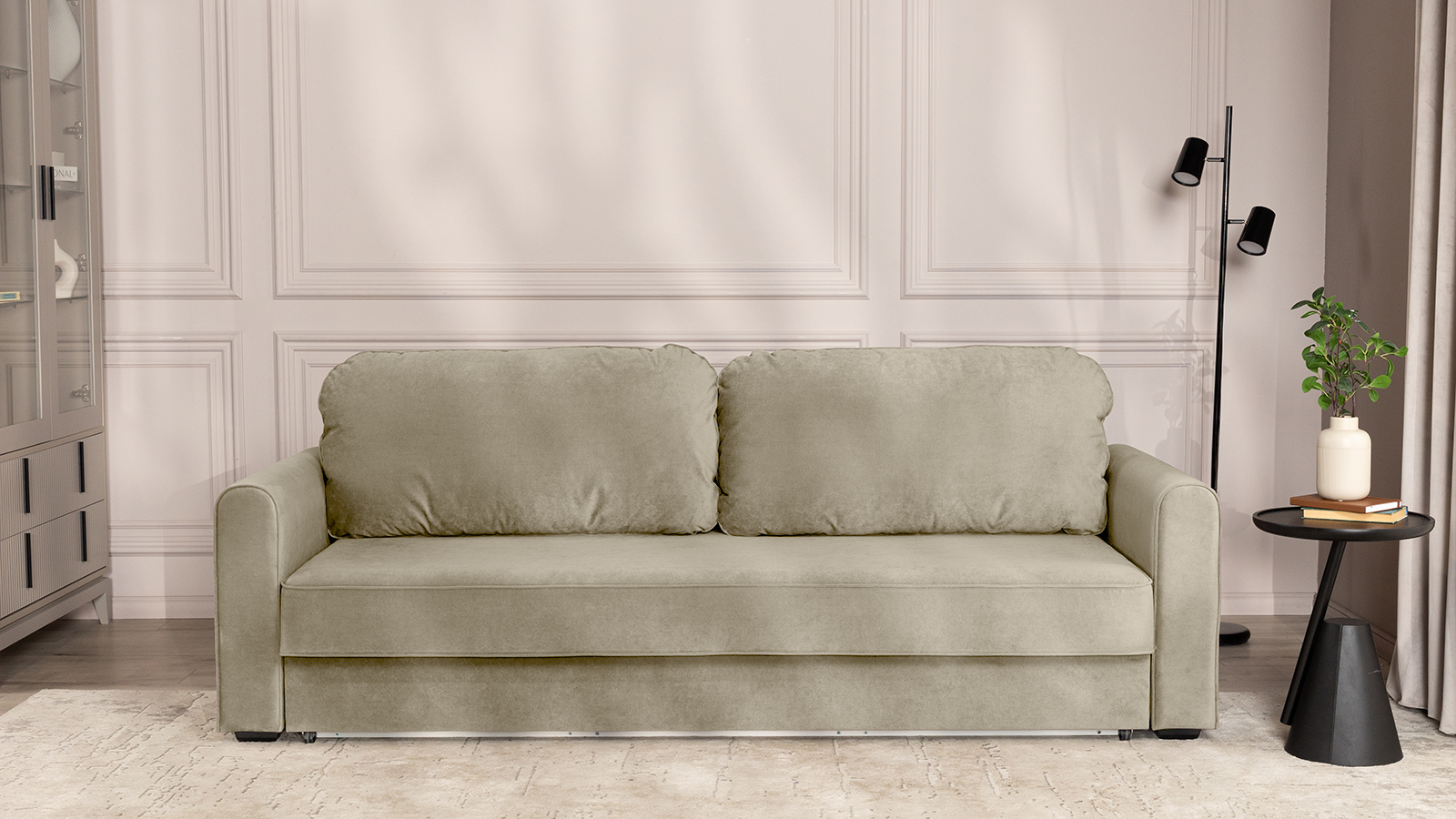 Диван -кровать Magni ткань Sky Velvet 03 96x233 — купить в Озерце