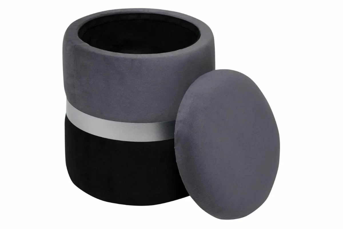 Пуф Аризона (Серо-черный/Серебро) — купить в Озерце