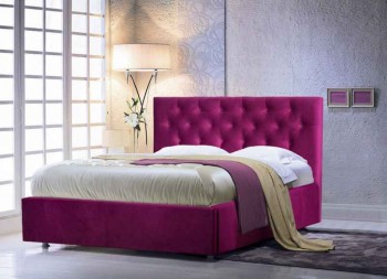 Кровать Фантазия (сп. место 140х200 см., фуксия) - купить в Озерце