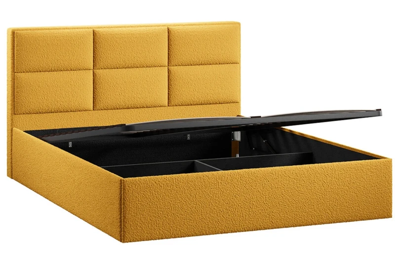 Кровать Стелла c ПМ Тип 1 без заглушины 160х200 (Экомех/Barni Curcuma) - купить в Озерце