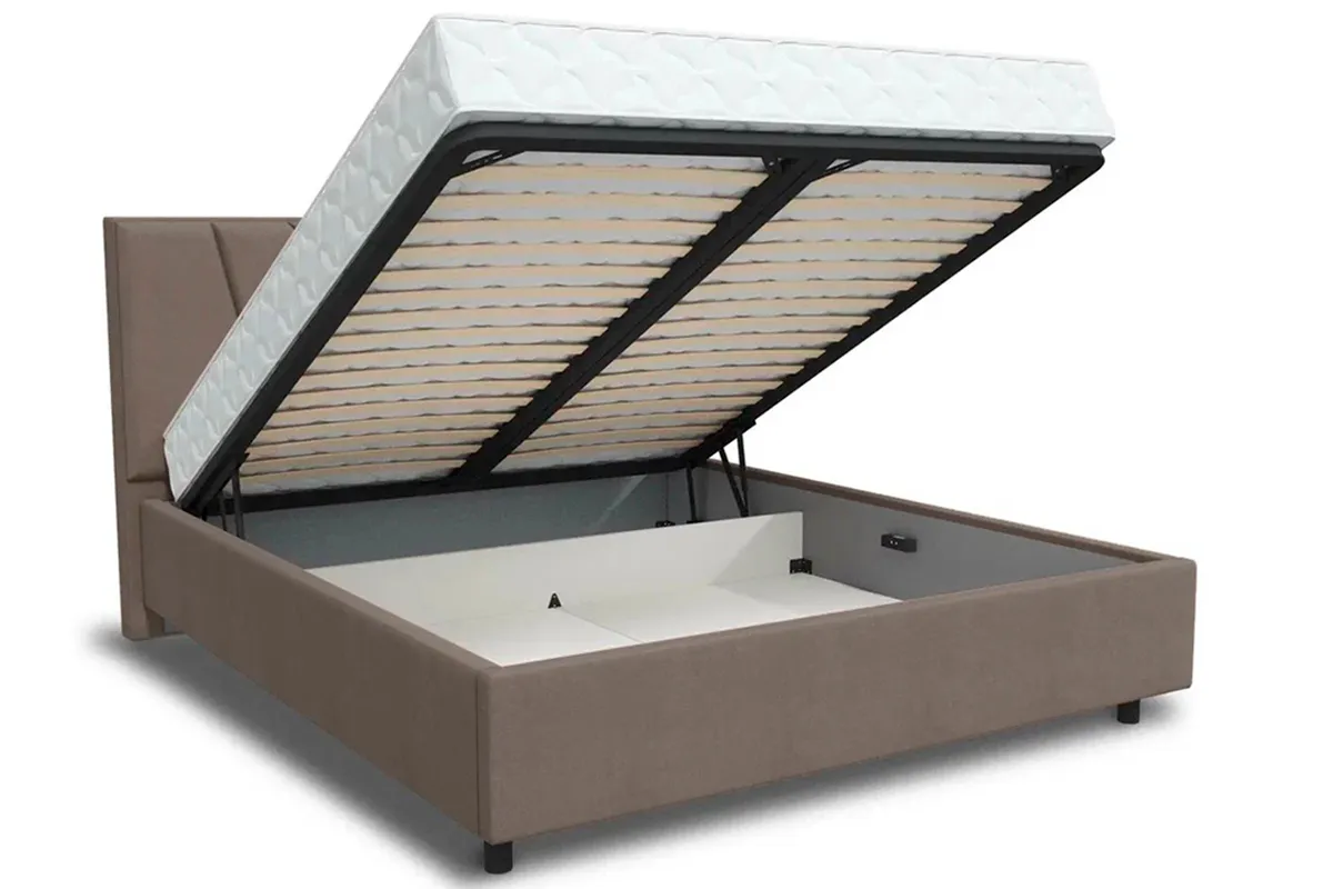 Кровать Рица-3 с ПМ 160х200 (Selfie Mocca) 2 кат. - купить в Озерце