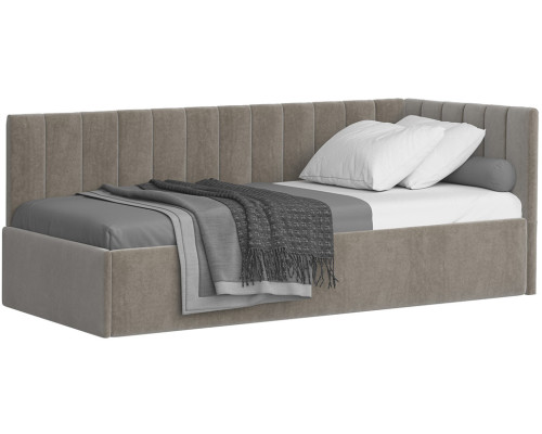 Кровать Сингл 90 угловая с подъемником. Цвет  Simple 5 - купить в Озерце