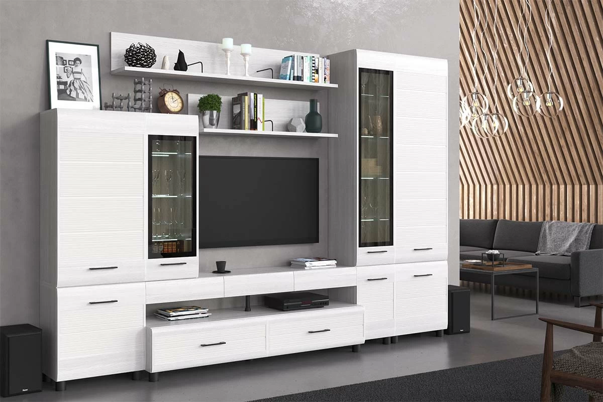 Полка ПЛ-2604 (Снежный Ясень) — Мебель-центр Озерцо