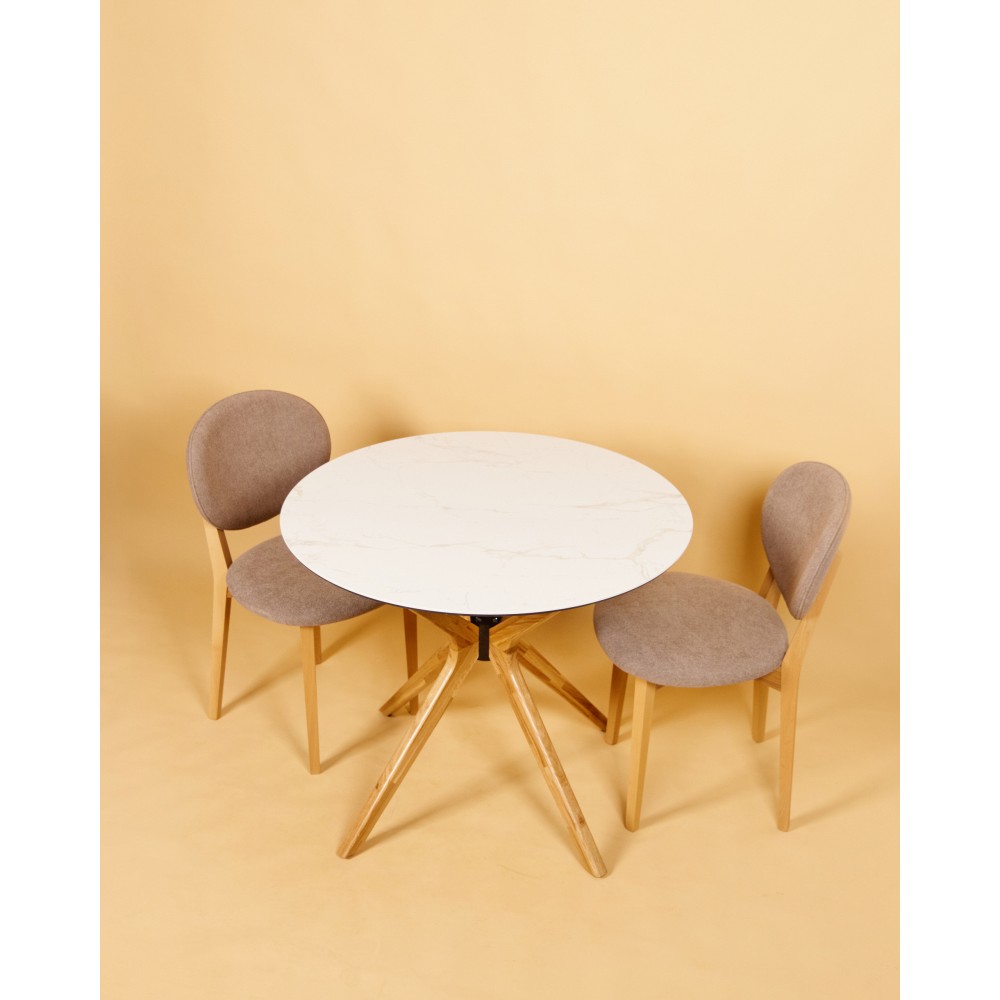 Круглый стол керамический 95 см «Вегас» - купить в Озерце