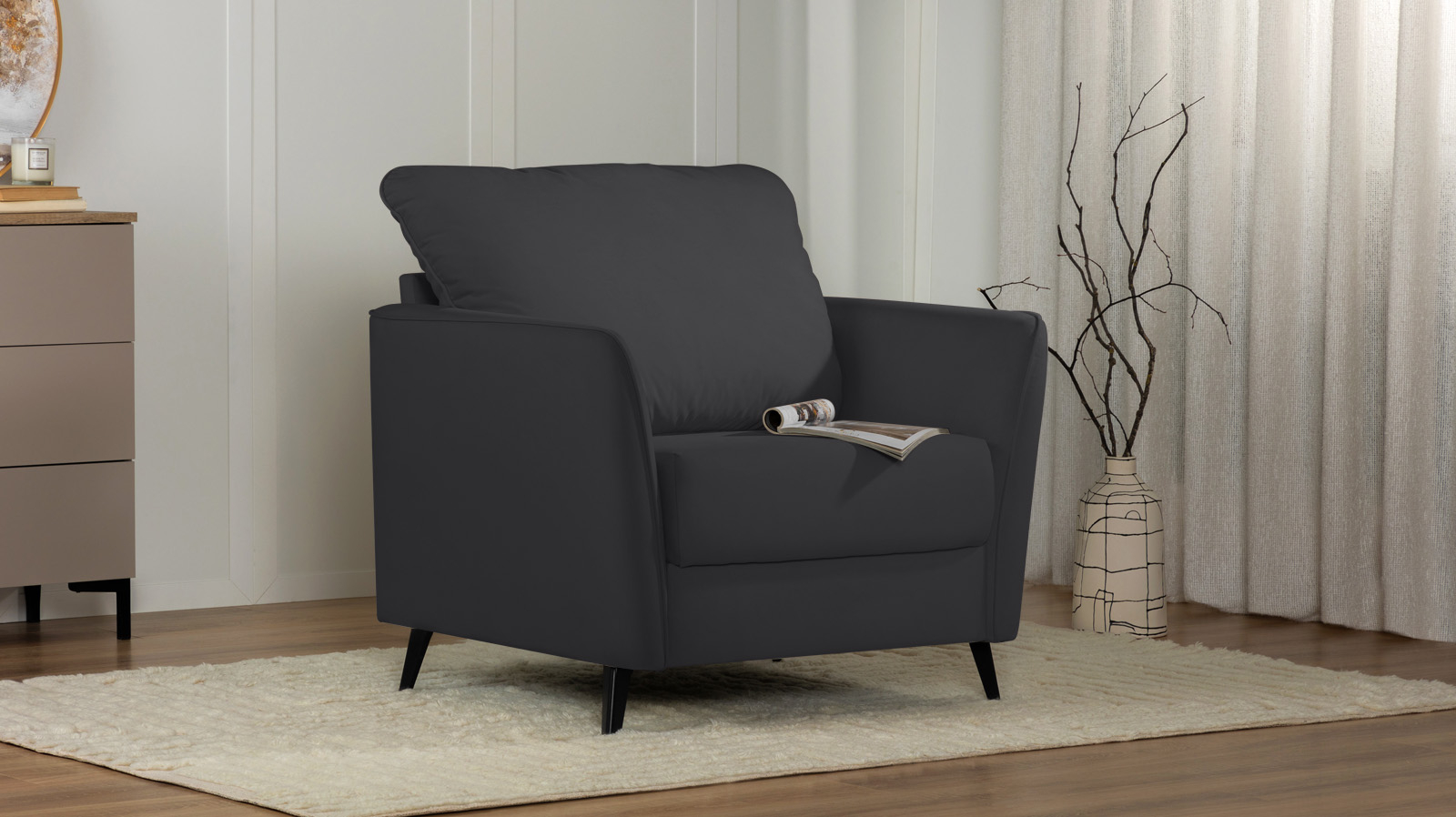 Кресло Laguna, Тк. Sky Velvet 38 87x92.5 — купить в Озерце