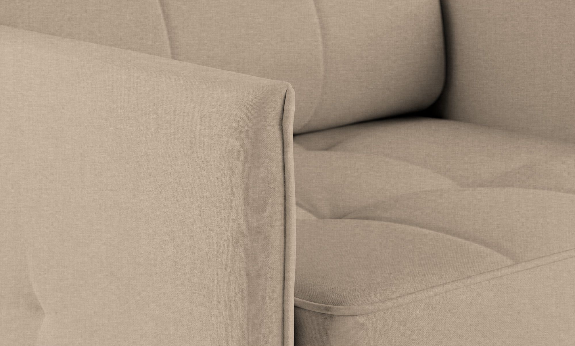 Кресло -кровать Amani Pro, ткань Lidot beige (подлокотник: 5 см) — купить в Озерце