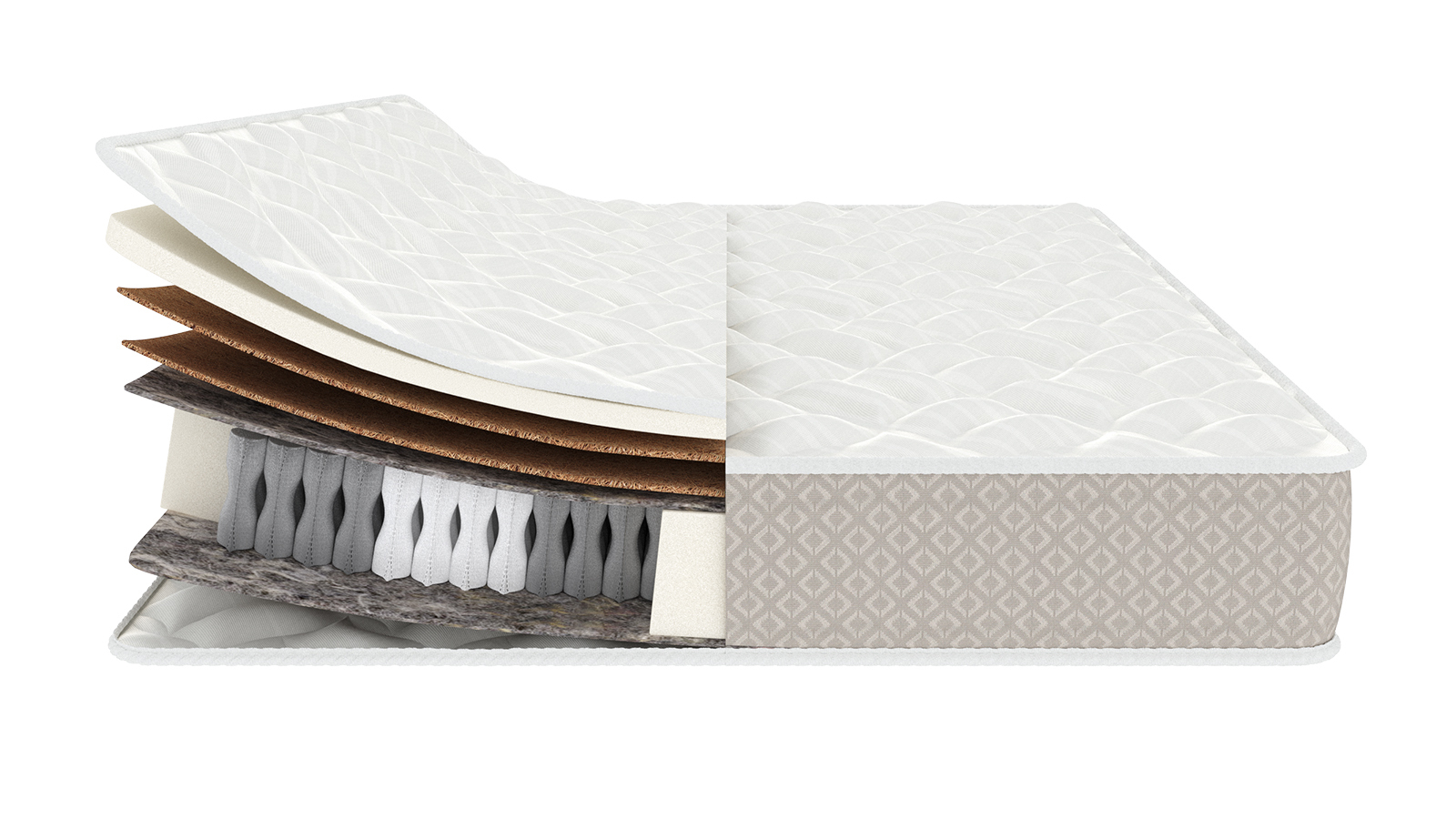 Анатомический матрас Classic Single Extra Hard 180x200 - купить в Озерце