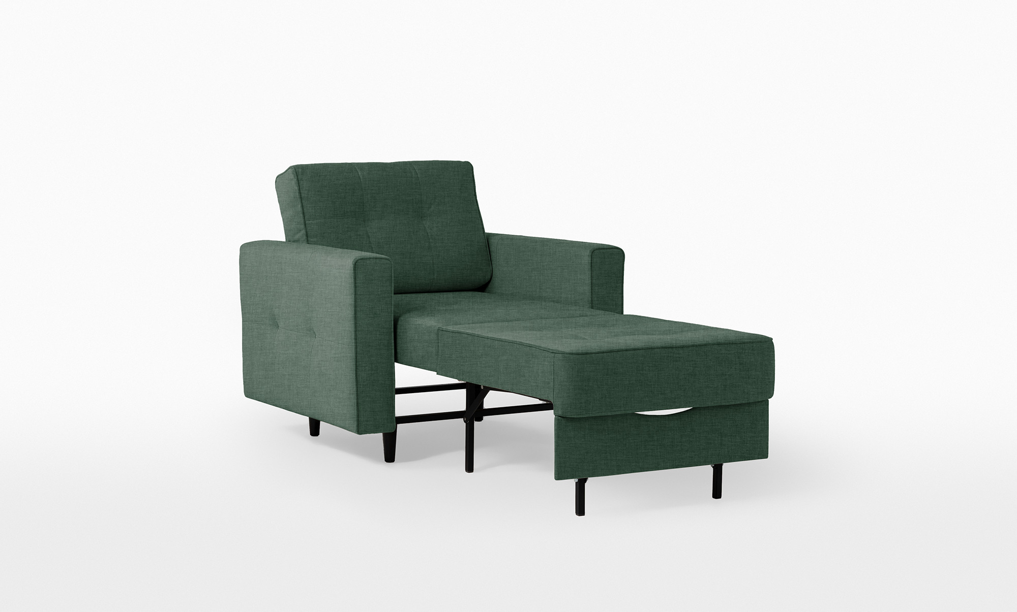 Кресло -кровать Amani Pro, ткань Lidot green (подлокотник: 15 см) — купить в Озерце