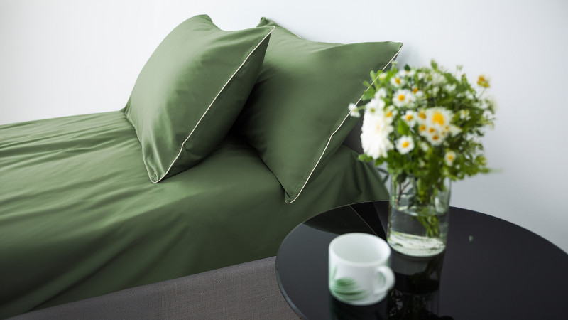 Простынь Comfort Maco Sateen Limited, цвет: Еловый 160x200 в мебель-центре Озерцо