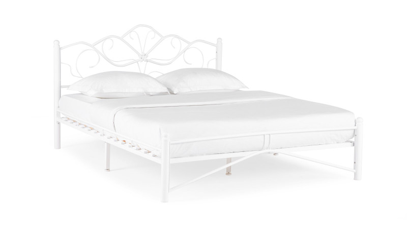 Кровать Luara, цвет белый 180x200 - купить в Озерце