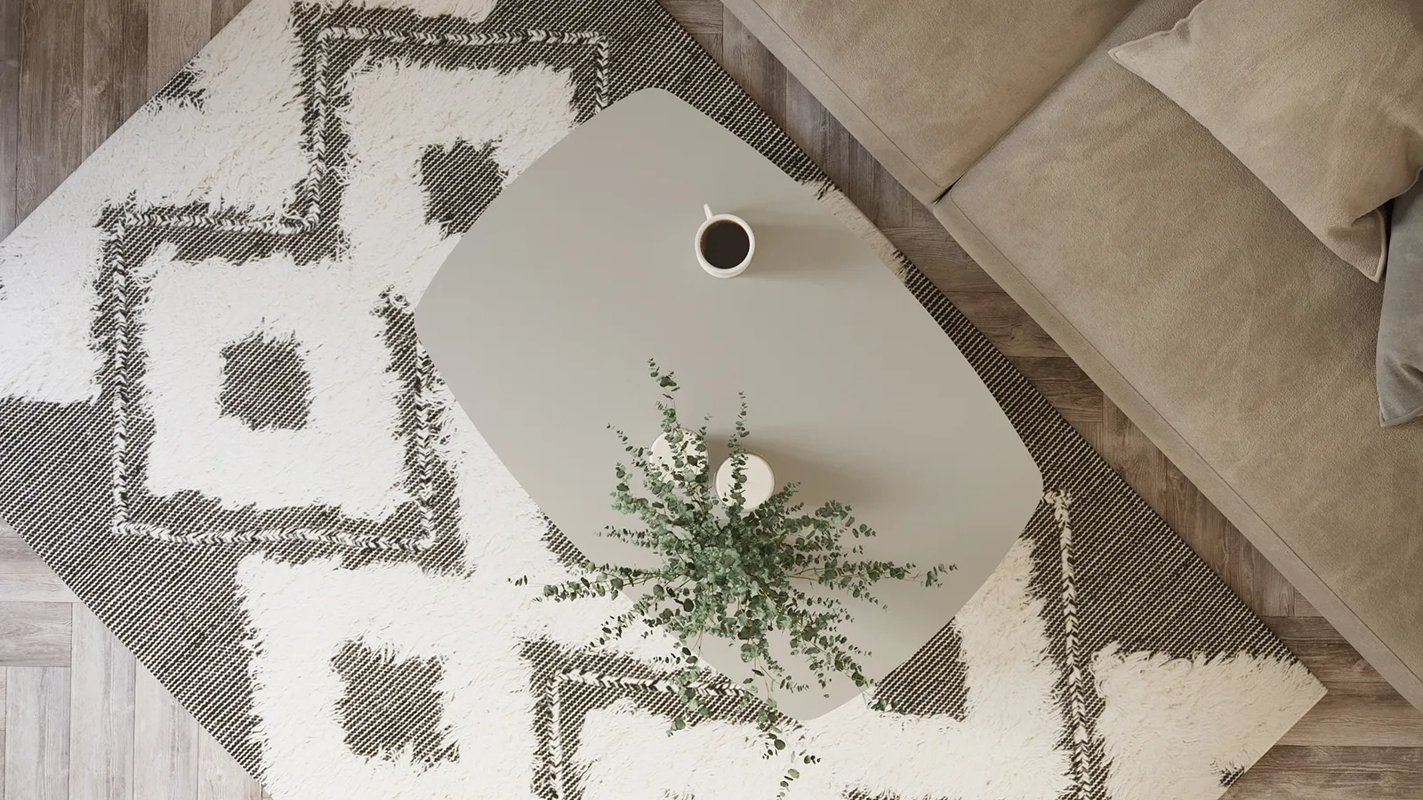 Журнальный столик Barrin, цвет Капучино-дуб янтарный 54x80 — купить в Озерце