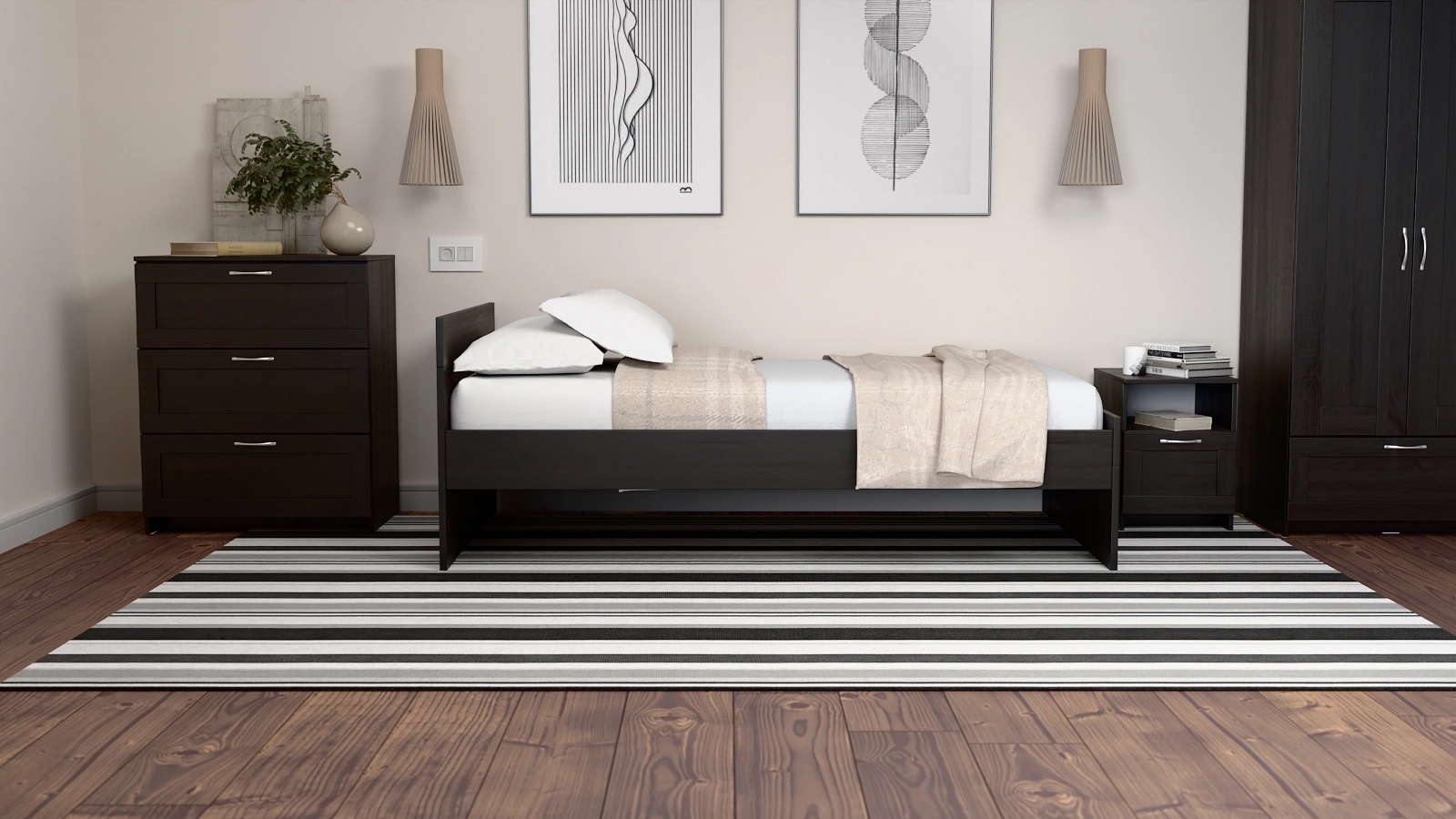 Кровать Istra Pro Дуб Венге 90x200 - купить в Озерце