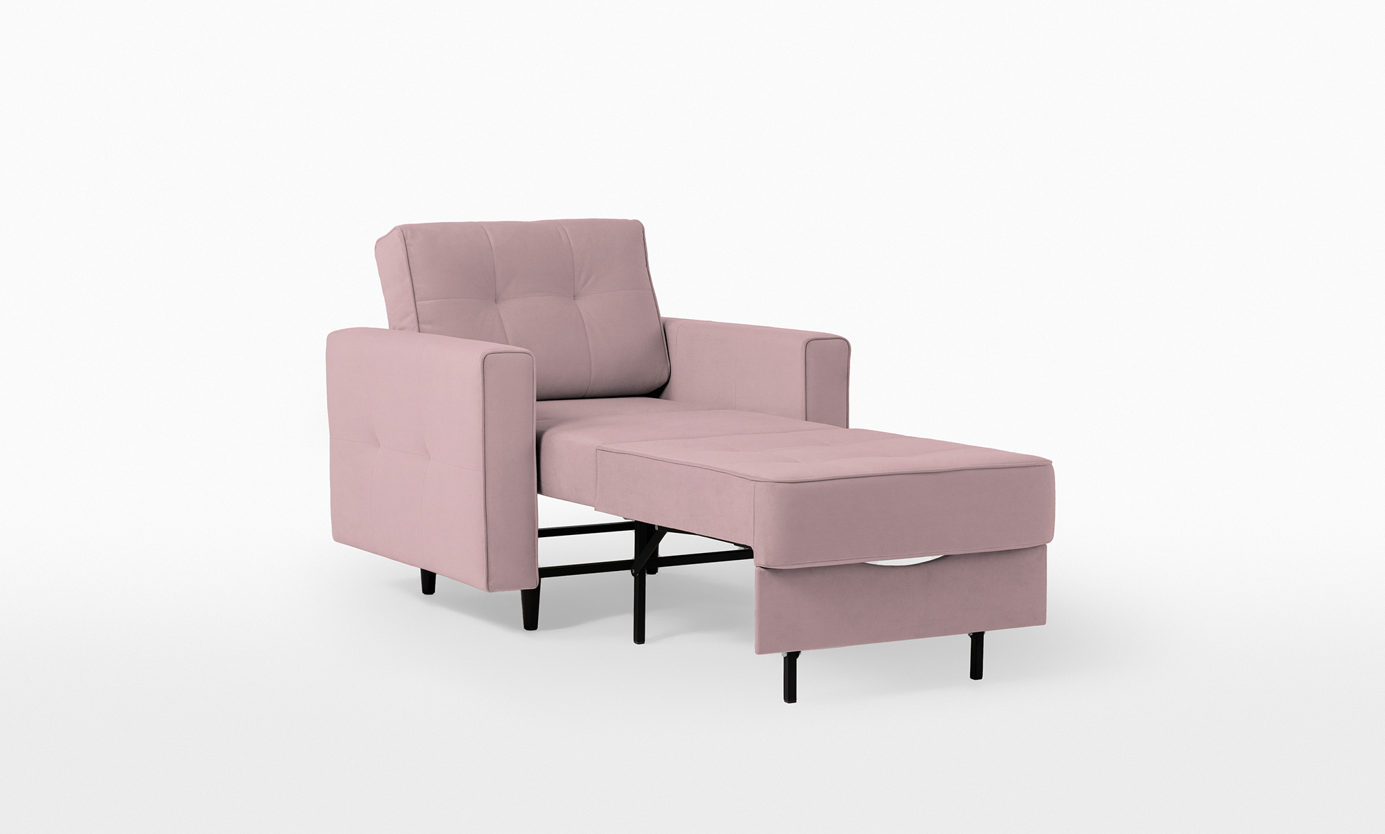 Кресло -кровать Amani Pro, ткань Sky Velvet 01 (подлокотник: 15 см) — купить в Озерце