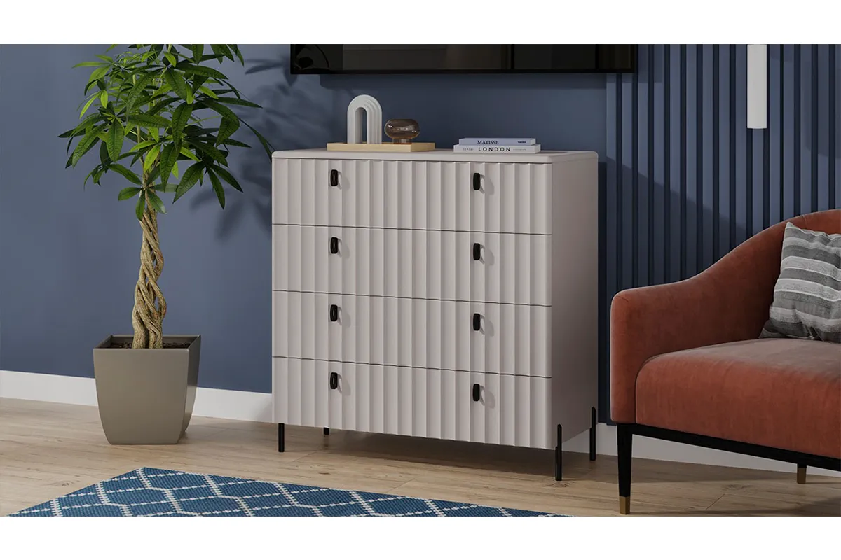 Комод Тиффани (Кашемир/Кашемир матовый) — Мебель-центр Озерцо