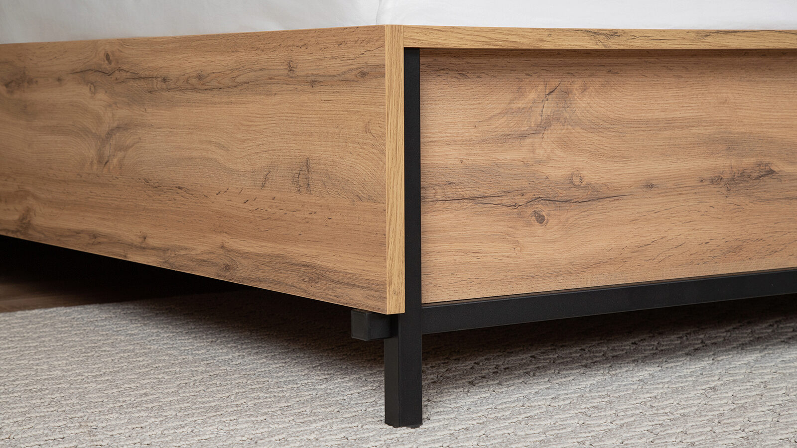 Кровать с подъемным механизмом Baikal, цвет Дуб Натюрель, 160x200 - купить в Озерце