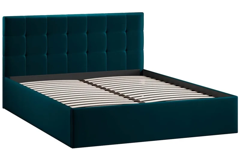 Кровать Джоли Тип 1 без ПМ 160х200 (Велюр/Confetti Izumrud) - купить в Озерце