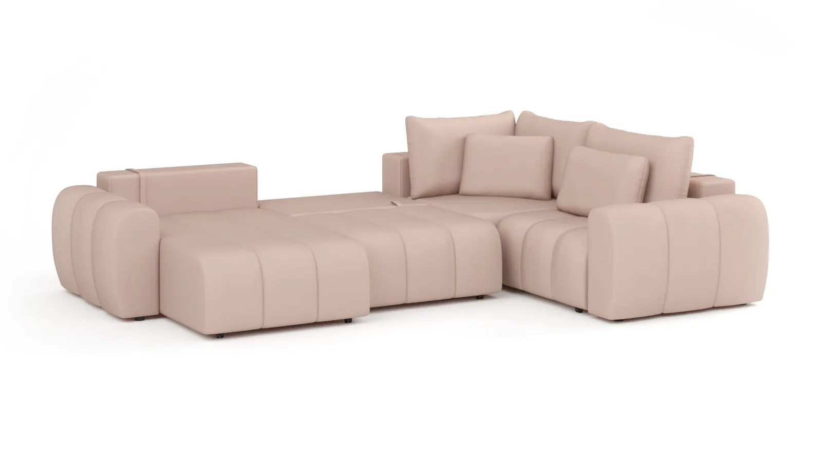 Диван -кровать П-образный Mellow-4 секц. ткань Velutto 04 247x350 — купить в Озерце