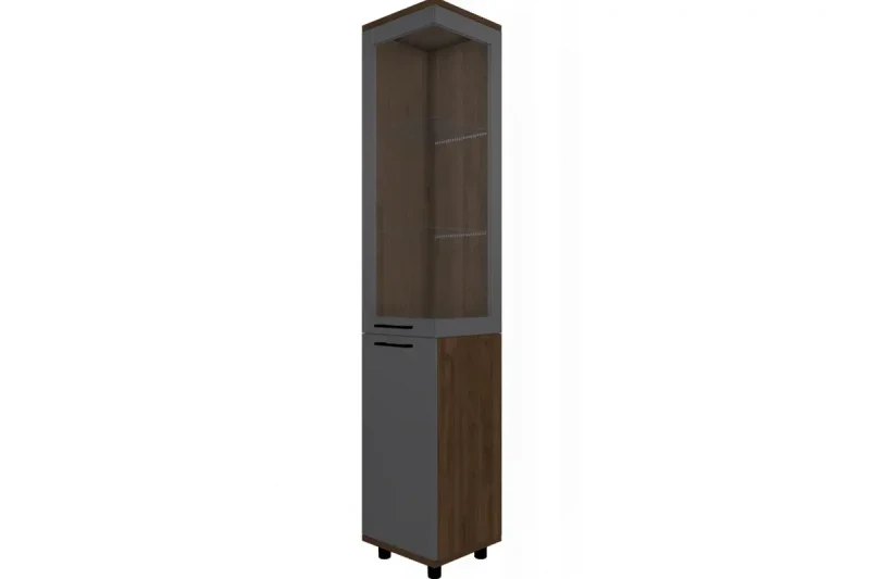 Шкаф многоцелевой ШК-5069-ГТ-АМ (Гикори Джексон Темный/Антрацит Матовый) в мебель-центре Озерцо