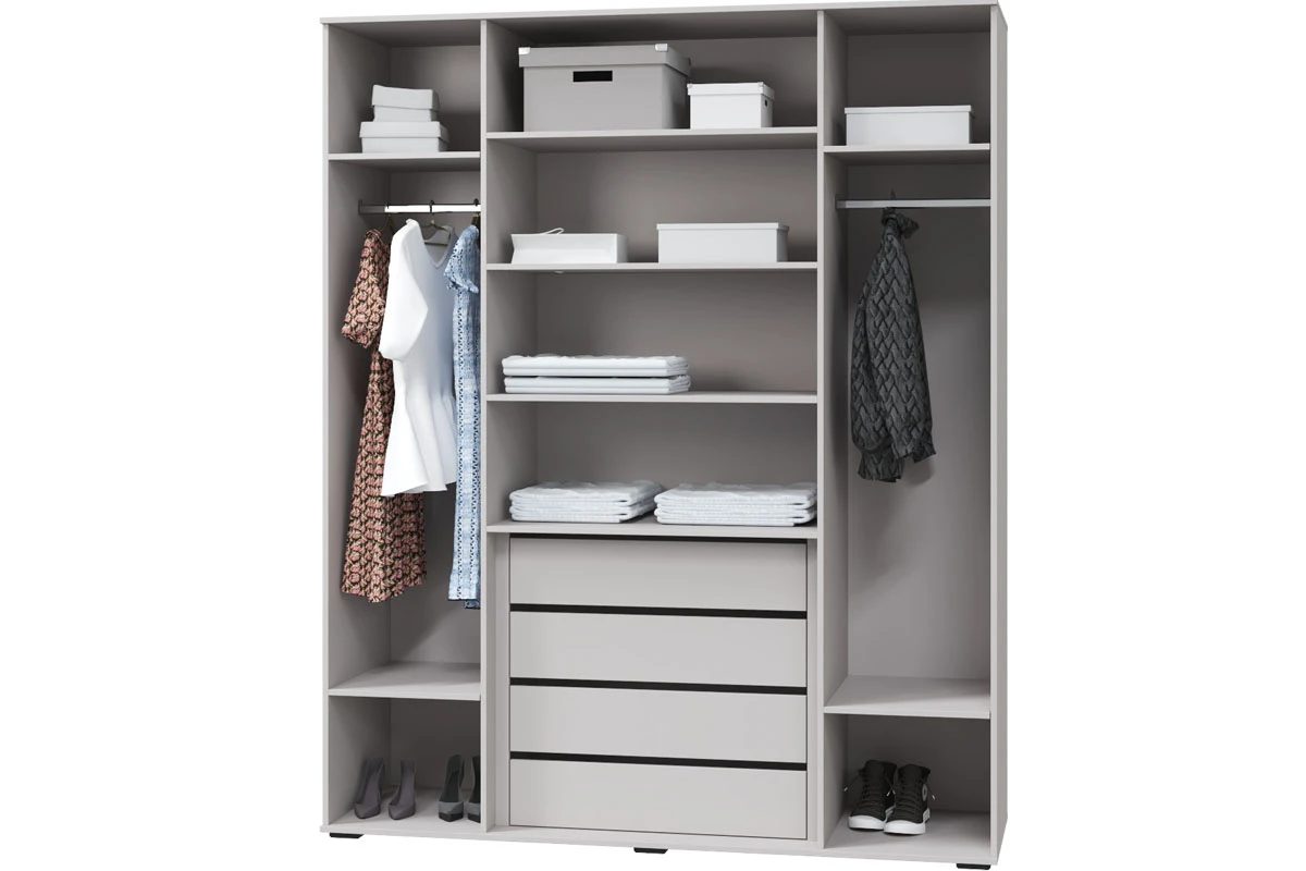 Шкаф Кашемир 4-х дв. (Кашемир/Сантьяго) в мебель-центре Озерцо