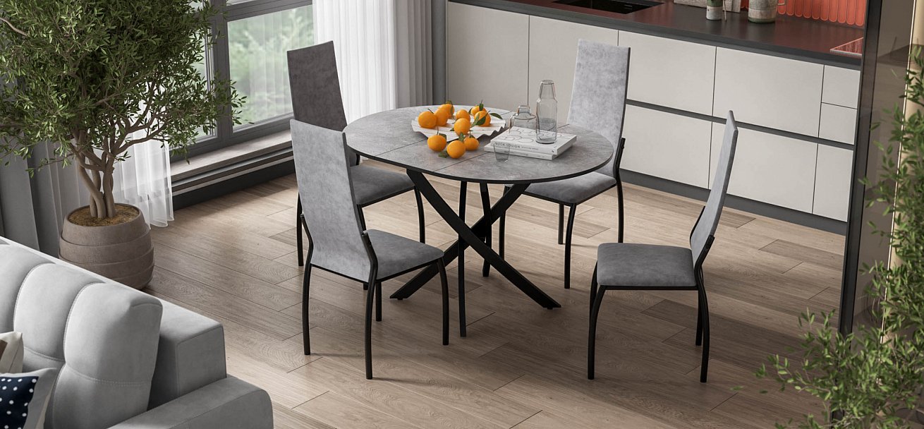 Стул АСТИ NEW 2 шт. Велюр Роял агат, Черный - купить в Озерце