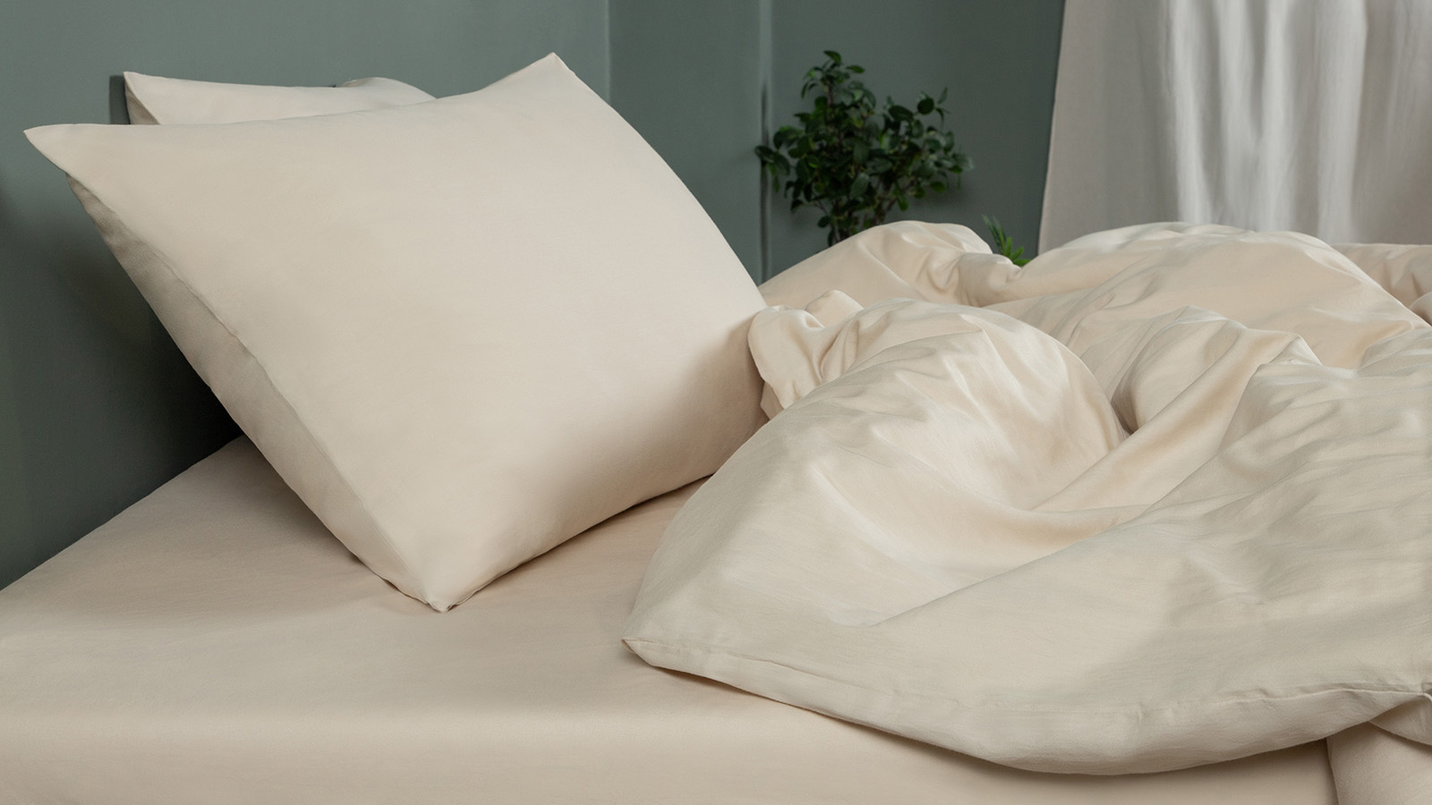 Постельное белье Askona Comfort Basic Twill, цвет Кремовый 140x205 в мебель-центре Озерцо