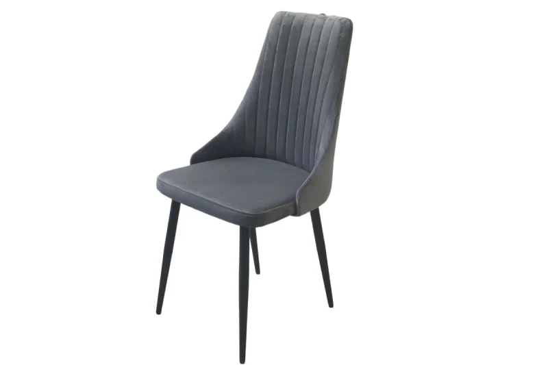 Стул Руссо (Vivaldi 37 графит/Каркас чёрный) - купить в Озерце
