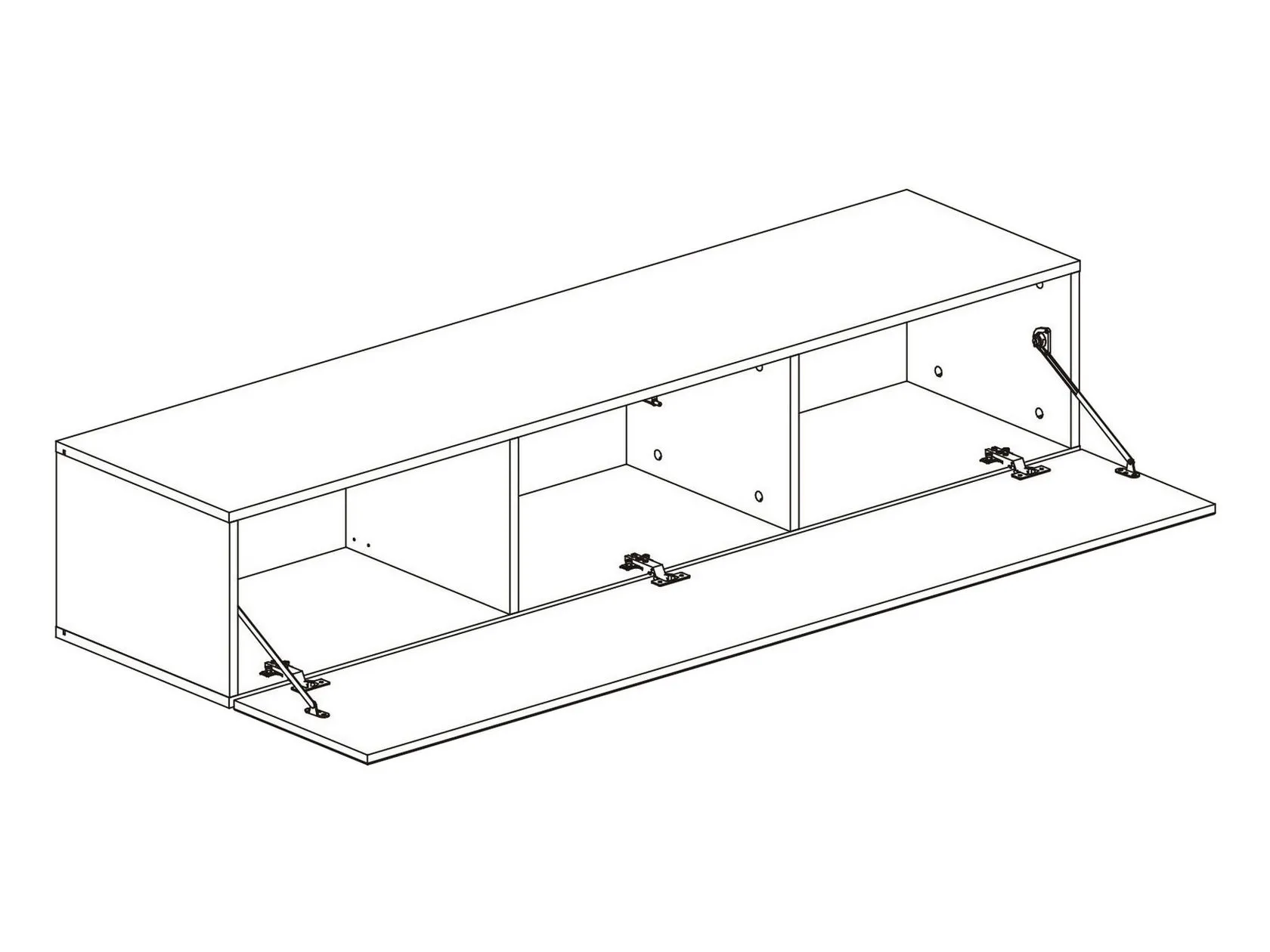 Гостиная Point (Комплект 2) Дуб Вотан/Белый глянец — Мебель-центр Озерцо
