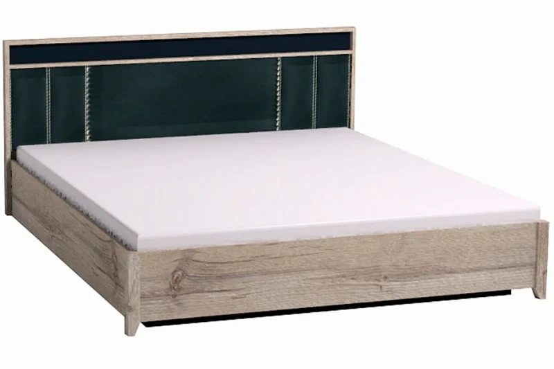 Кровать Nature Люкс 306 с подъемным механизмом 180х200 (Гаскон Пайн/Чёрный) - купить в Озерце