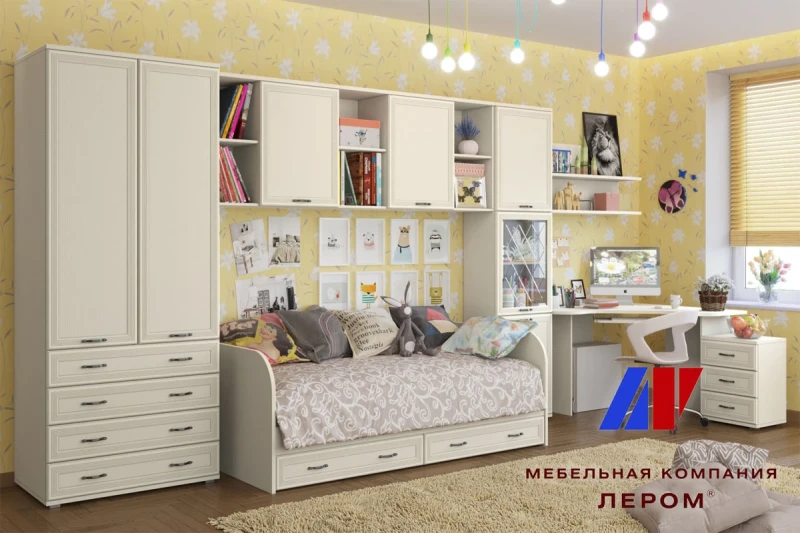 Детская Карина (Серый Кашемир) — Мебель-центр Озерцо