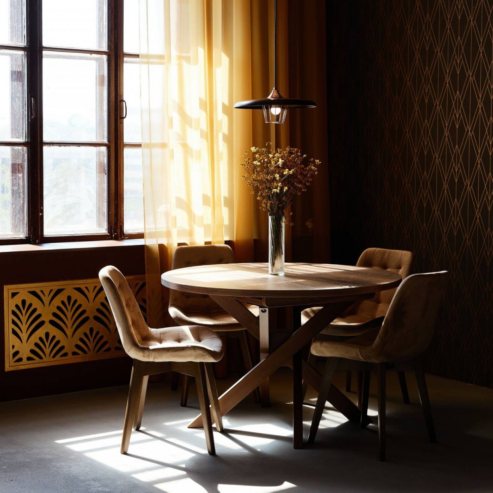 Стул Гармония WOOD олово/бежевый 5РОМ18 - купить в Озерце