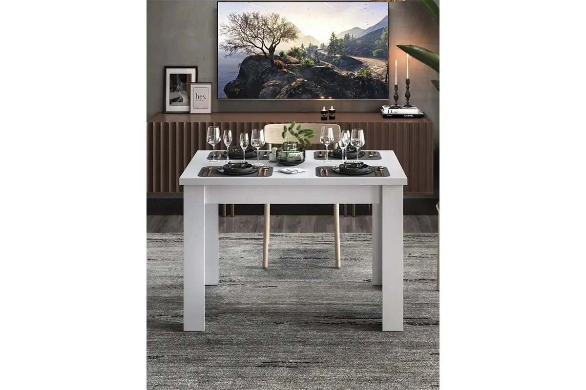 Стол раздвижной Промо тип 4 (Белый) - купить в Озерце