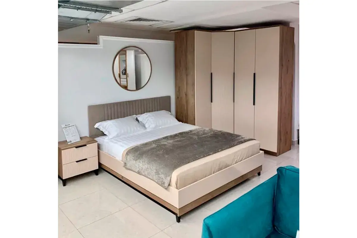 Шкаф 1-дверный для платья и белья Тоскана (Дуб Табачный/Бисквит) в мебель-центре Озерцо