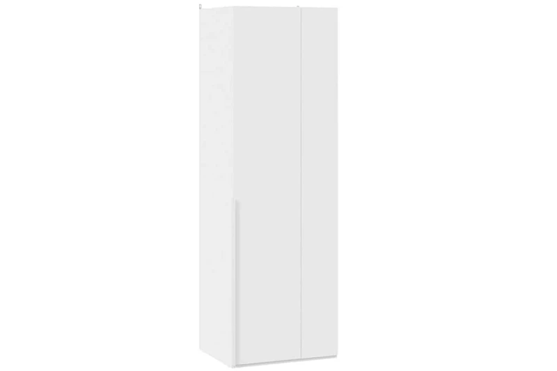 Шкаф угловой Порто СМ-393.07.006 с 1 глухой дверью (580) (Белый жемчуг/Белый софт) в мебель-центре Озерцо