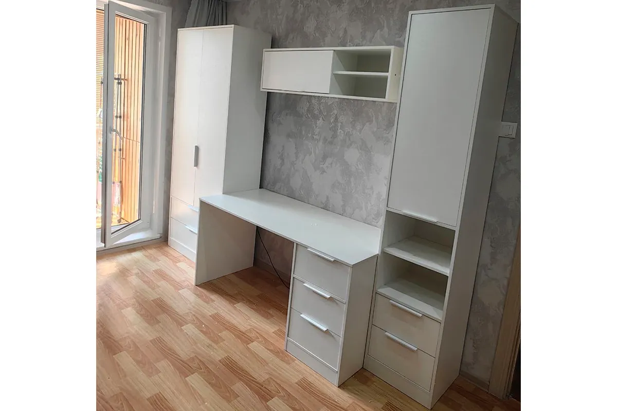 Стол письменный Марли Тип 1 (Белый) — Мебель-центр Озерцо