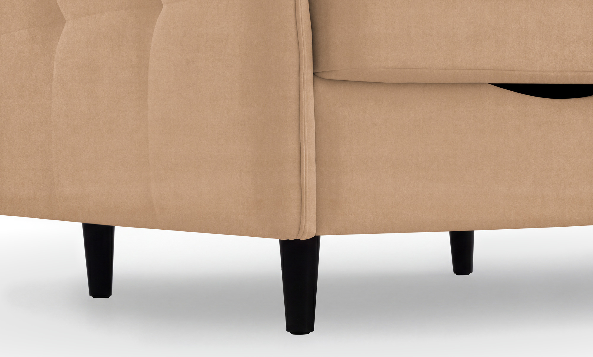 Кресло -кровать Amani Pro, ткань Casanova Beige (подлокотник: 5 см) — купить в Озерце