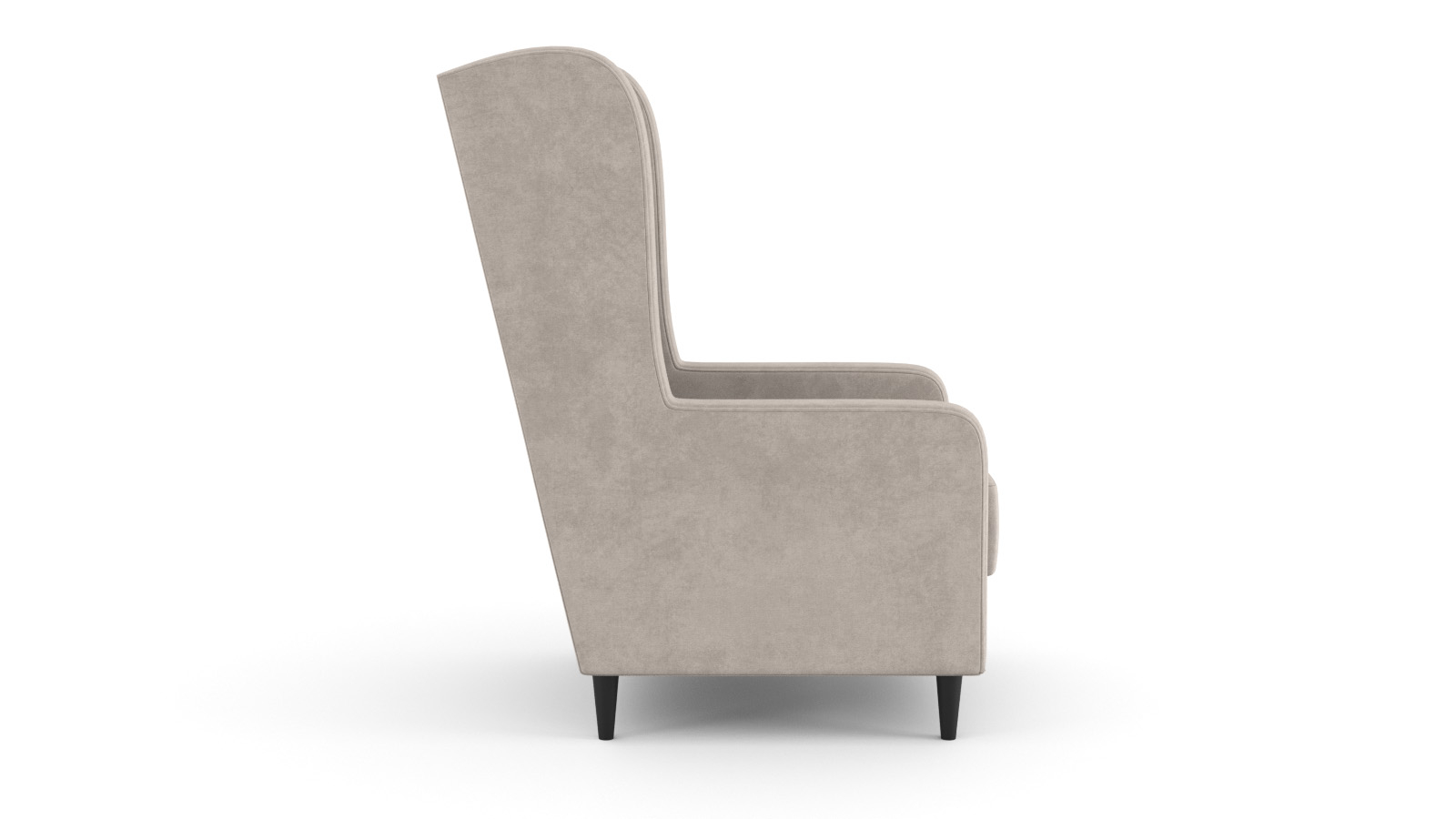 Кресло Beyker Sky velvet 03, черные ножки 75x86 — купить в Озерце