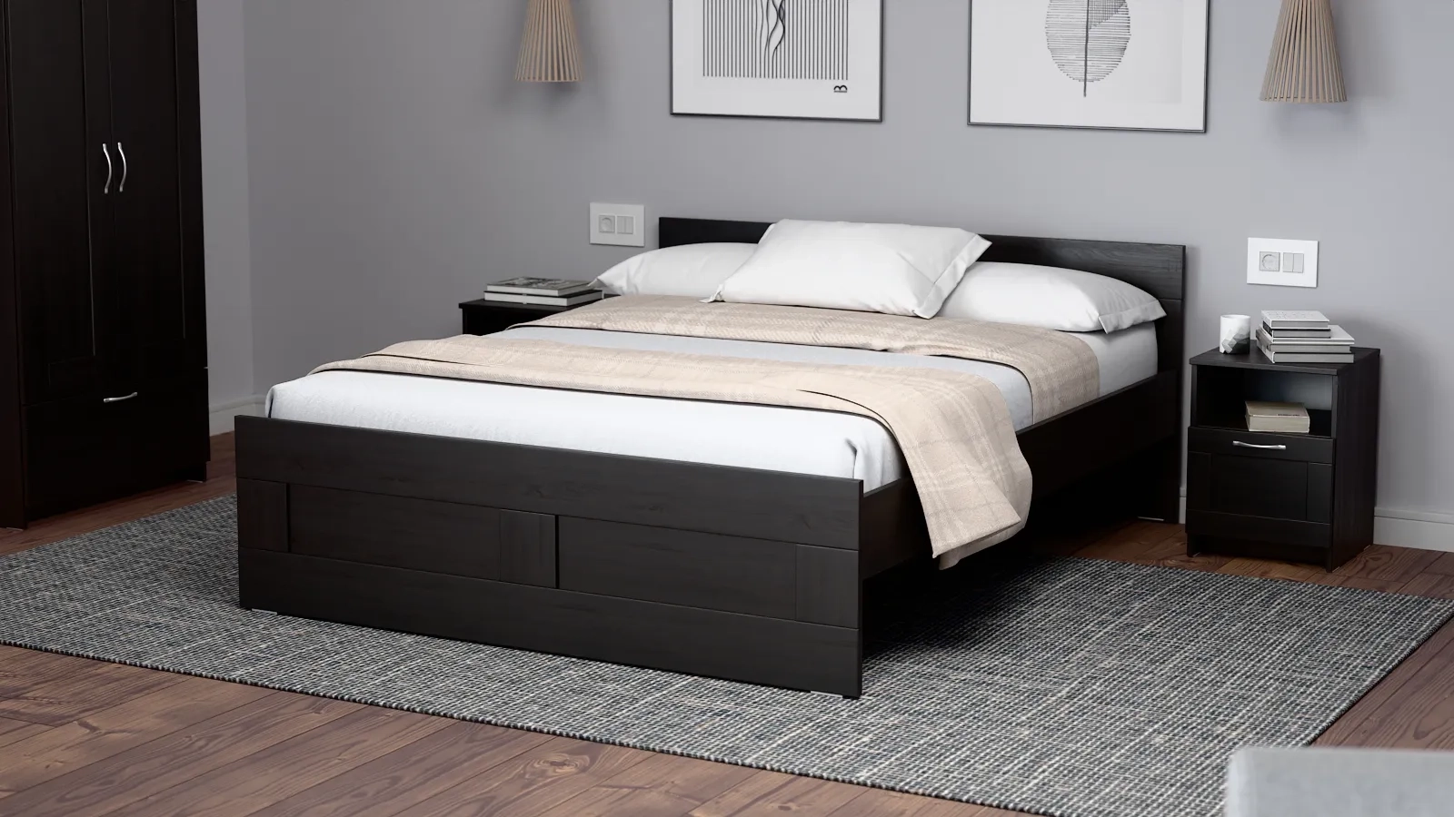 Кровать Istra Pro Дуб Венге 140x200 - купить в Озерце