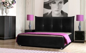 Кровать Диана (сп. место 180х200 см., черный) - купить в Озерце