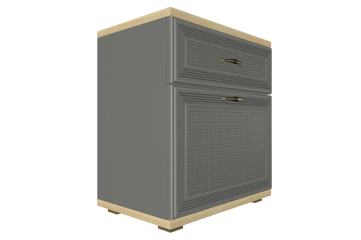 Готовый комплект для спальни СК-1007-АС-СО (Ясень Асахи/Серый Оникс) - купить в Озерце