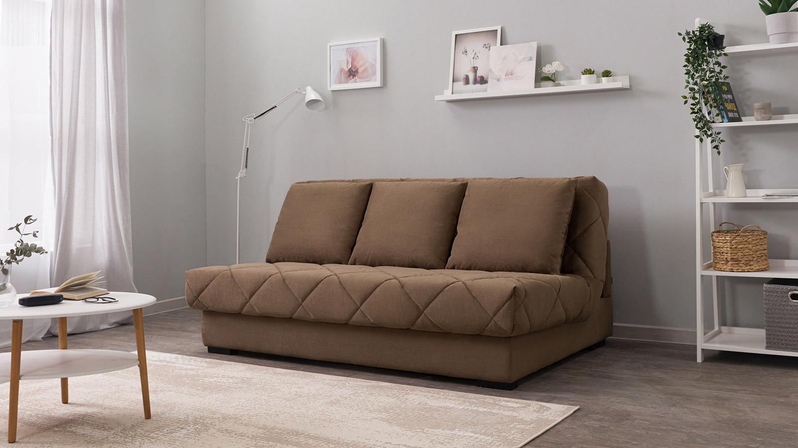 Диван Vega Nova Casanova Chocolate с коробом для белья 128x197 — купить в Озерце