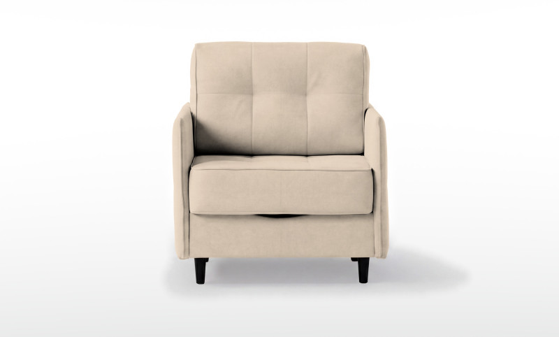 Кресло -кровать Amani Pro, ткань Sky Velvet 21 (подлокотник: 5 см) — купить в Озерце