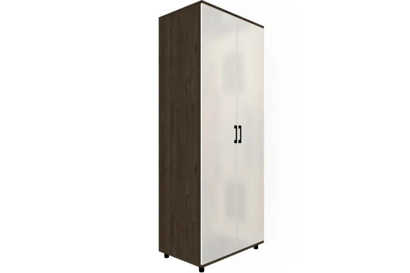 Шкаф для одежды и белья ШК-5009-ГТ-АМ (Гикори Джексон Темный/Антрацит Матовый) в мебель-центре Озерцо