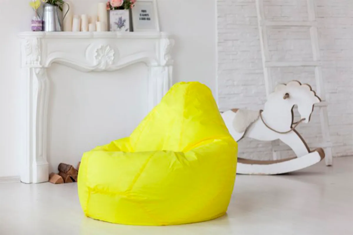 Кресло Мешок Груша Желтое (Оксфорд) XL — купить в Озерце