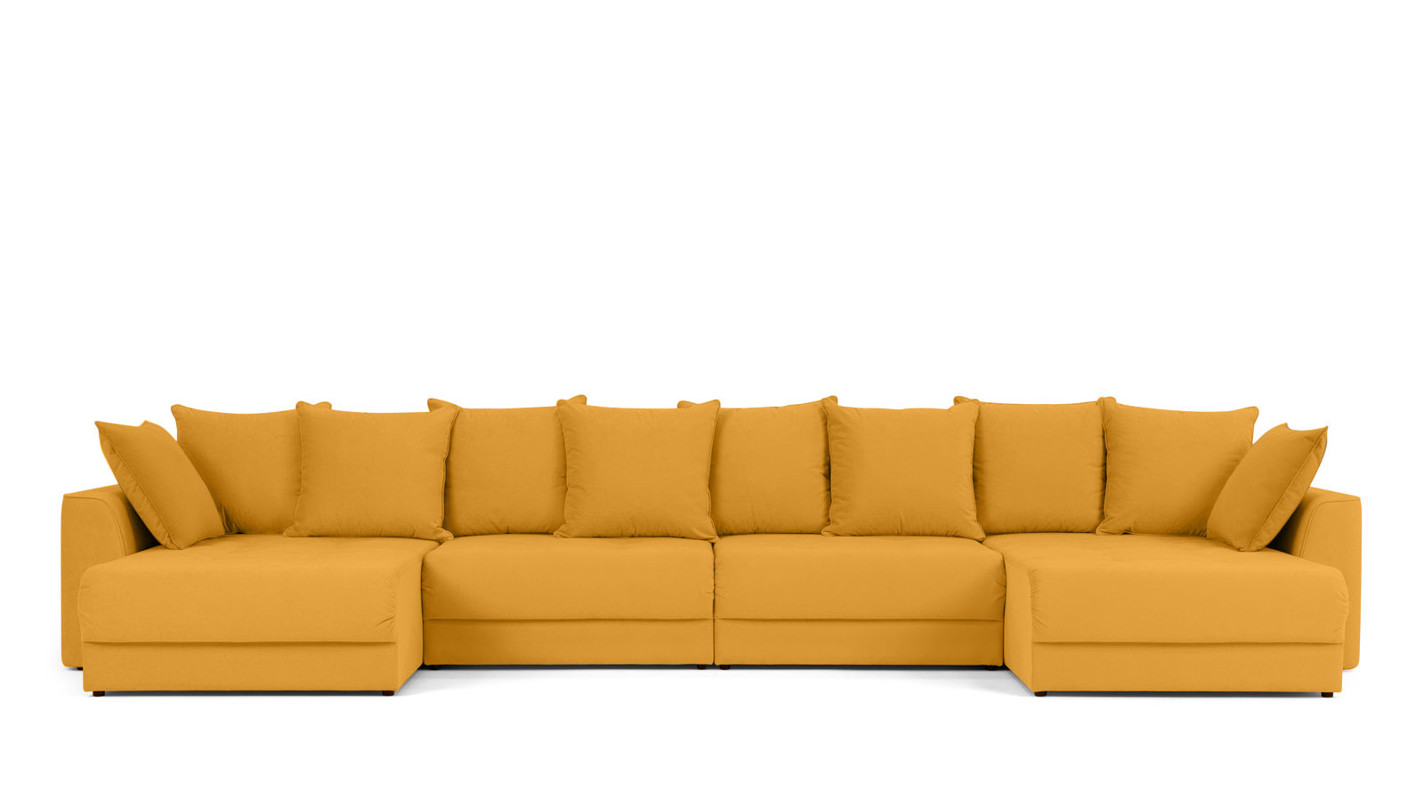 Диван Monako New П-образный с коробом для белья, Тк. Sky Velvet 30 157x455 — купить в Озерце