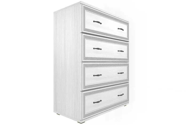 Комод Карина КМ-1011-СЯ (Снежный Ясень) — Мебель-центр Озерцо