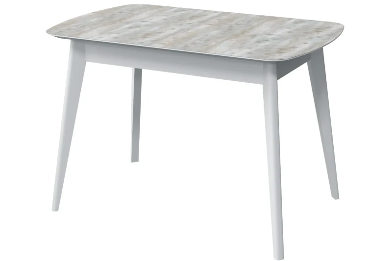 Стол Прайм раздвижной 1400 (Сосна Онтарио/ПУ белый) - купить в Озерце